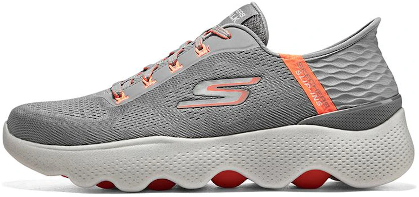 Skechers Go Walk Massage Fit 'Grey Orange' 216410-GYOR Buy Skechers Go Walk Massage Fit 'Grey Orange' 216410-GYOR