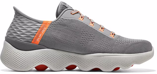 Skechers Go Walk Pijat Fit 'Abu-Oranye' 216410-GYOR Order Skechers Go Walk Pijat Fit 'Abu-Oranye' 216410-GYOR