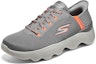 Lookbook Skechers Go Walk Massage Fit 'Kelabu Jingga' 216410-GYOR