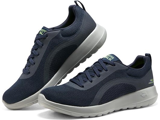 Skechers GO WALK Max 'Black White' 216235-NVY Shop Skechers GO WALK Max 'Black White' 216235-NVY