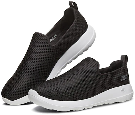 Skechers GO WALK Max 低幫 跑步鞋 男款 黑白 Lookbook Skechers GO WALK Max 低幫 跑步鞋 男款 黑白