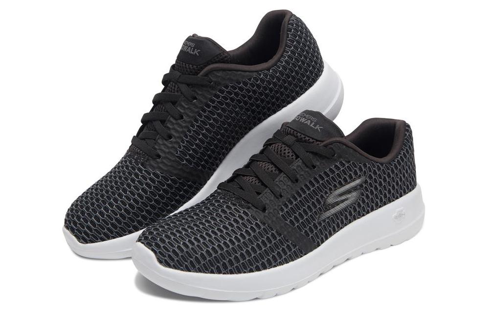 Lookbook Skechers GO WALK Max 'Hitam Putih' 54606-BKW