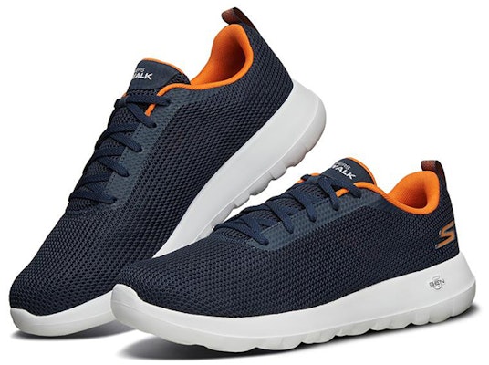 Skechers GO WALK Max 低筒 跑步鞋 男款 藍 Lookbook Skechers GO WALK Max 低筒 跑步鞋 男款 藍