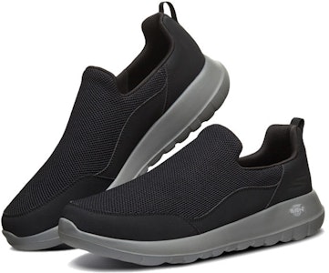 Skechers Go Walk Max Hitam/Kelabu 54626-BLK Lookbook Skechers Go Walk Max Hitam/Kelabu 54626-BLK