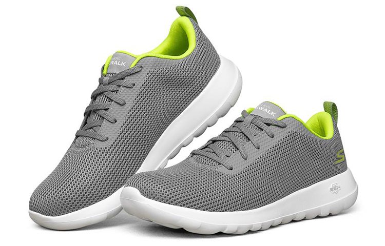 Lookbook Skechers Go Walk Max 'Sepatu Lari Abu Rendah' 54639-GYLM