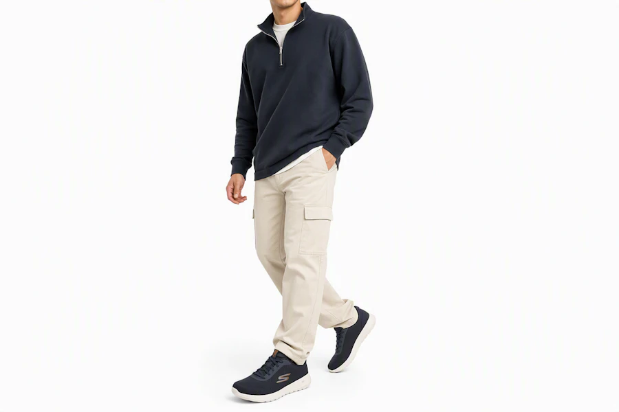 Skechers Go Walk Max 'Navy Orange' Lelaki 216281-NVOR Order Skechers Go Walk Max 'Navy Orange' Lelaki 216281-NVOR