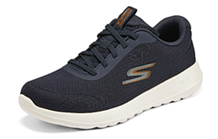 Shop Skechers Go Walk Max 'Navy Orange' Lelaki 216281-NVOR