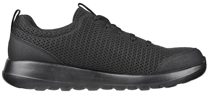 Lookbook Skechers Go Walk Max 低筒舒適 運動休閒鞋 全黑色