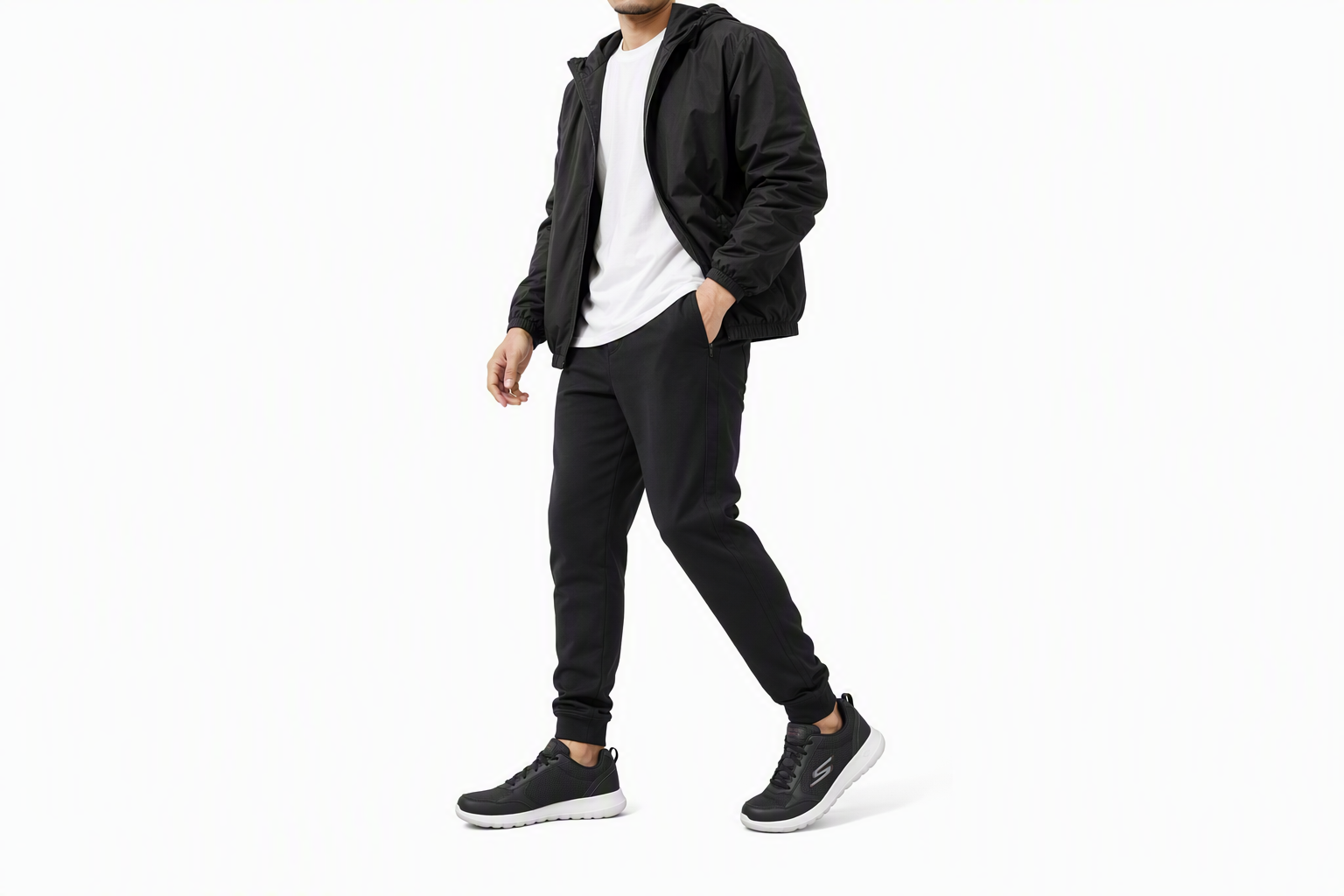 Order Skechers Go Walk Max Low-Top ''Nero'' 216166-BKW