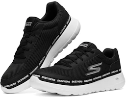 Lookbook Skechers Go Walk Max 低幫輕便跑步鞋 黑白