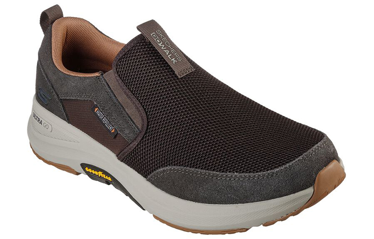 Lookbook Skechers Go Walk Outdoor-Andes 'Black Brown' 216103-BRN