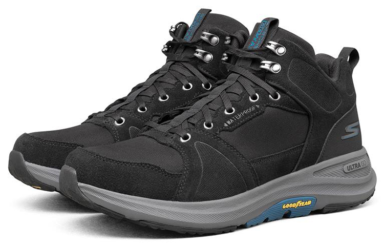 Lookbook Skechers Go Walk Outdoors 'Blue Black' 216102-BKTL
