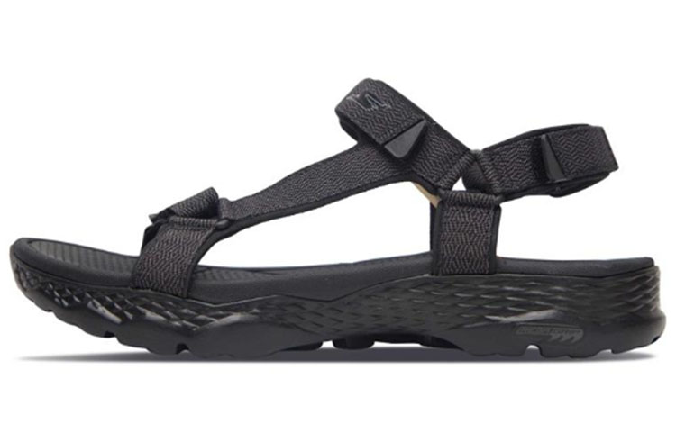 Skechers Go Walk Outdoors Sandals Black/Gray 54269-BKGY