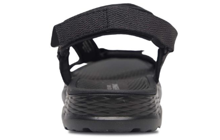 Shop Skechers Go Walk Outdoors Sandals Black/Gray 54269-BKGY