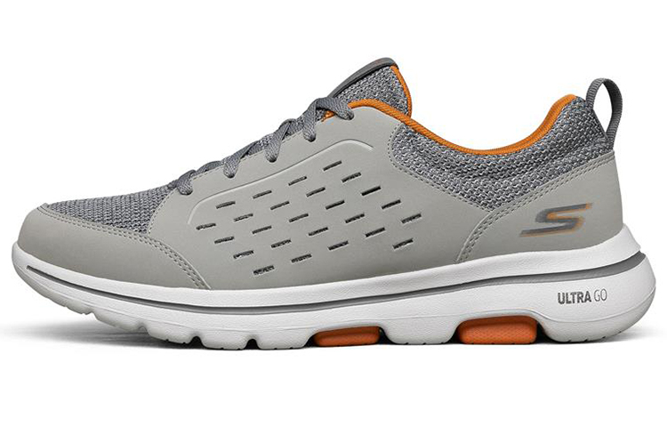 Skechers Go Walk Retro Low 'Grey Orange' 661036-GYOR