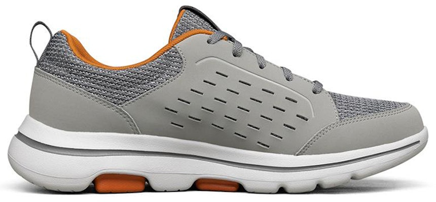 Skechers Go Walk Retro Low 'Grey Orange' 661036-GYOR Order Skechers Go Walk Retro Low 'Grey Orange' 661036-GYOR