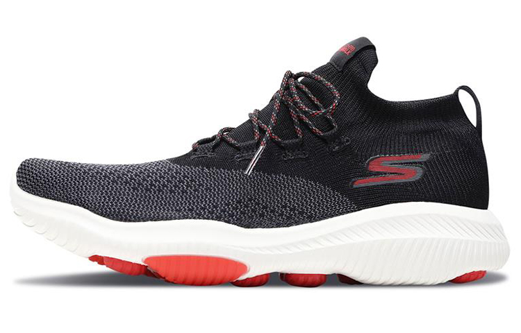 Buy Skechers GO WALK 革命超級 輕量透氣 低筒 跑步鞋 男款 黑紅色