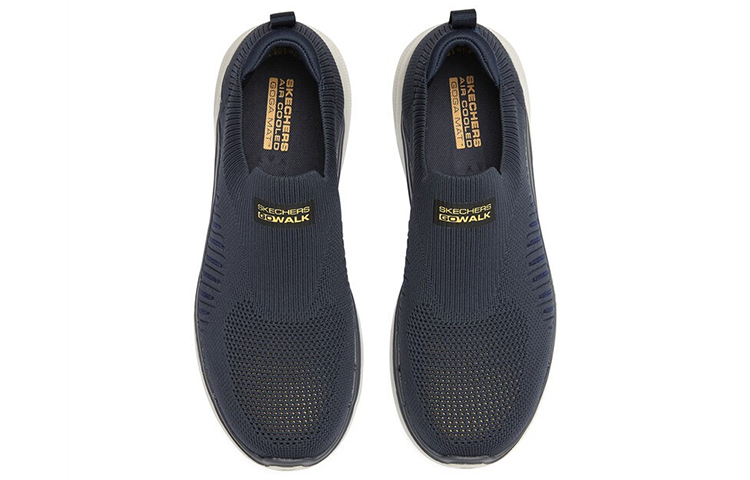 Shop Skechers Go Walk 6 'Navy Orange' Sepatu Pria/Wanita Navy Oranye 216205-NVOR