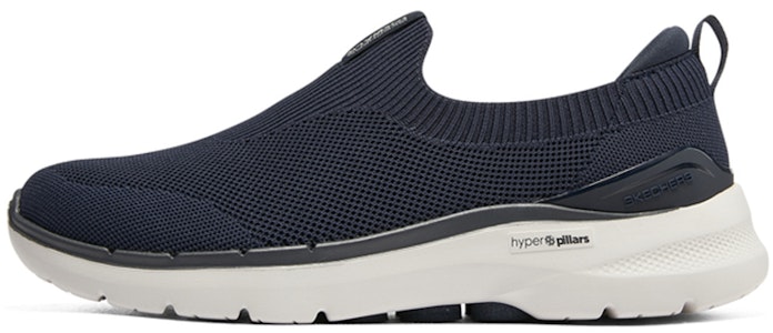 Skechers Go Walk 6 Warnock Lelaki Slip On 'Navy' 216267-NVY Buy Skechers Go Walk 6 Warnock Lelaki Slip On 'Navy' 216267-NVY