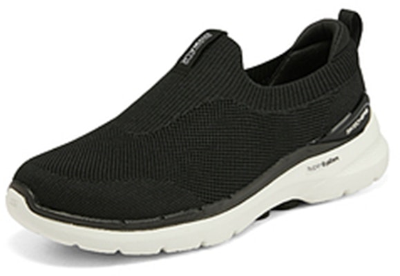 Skechers Go Walk 一步蹬 低筒 運動休閒鞋 男款 白黑 Lookbook Skechers Go Walk 一步蹬 低筒 運動休閒鞋 男款 白黑