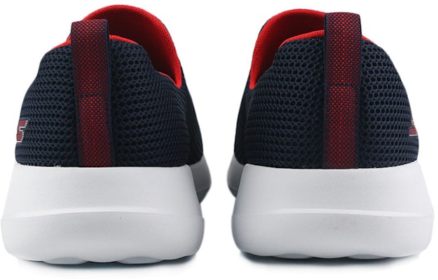 Skechers Go Walk Slip On Blue/Red 54638-NVRD Lookbook Skechers Go Walk Slip On Blue/Red 54638-NVRD