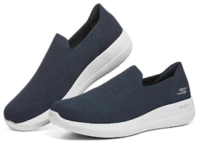 Lookbook Skechers Go Walk 稳定 舒适 透气 低帮 运动休闲鞋 男款 海军蓝
