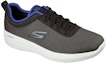 Lookbook Skechers Go Walk Stability Progress 'Hitam Biru' 216142-BKBL