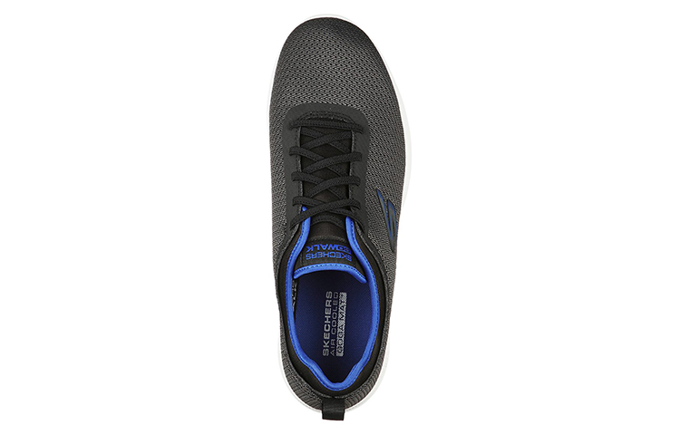 Shop Skechers Go Walk Stability Progress 'Hitam Biru' 216142-BKBL