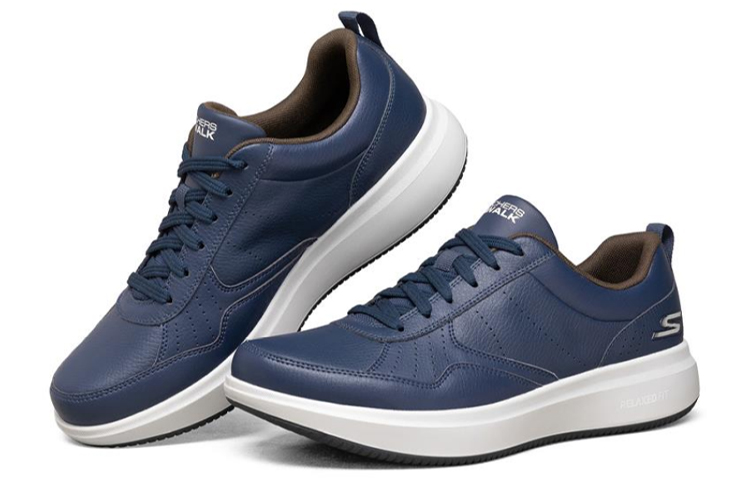 Lookbook Skechers Go Walk Steady Blau/Weiß 216000-NVY