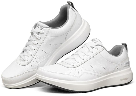 Skechers Go Walk Steady White 216000-WGY Lookbook Skechers Go Walk Steady White 216000-WGY