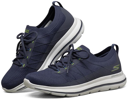 Skechers Go Walk Stretch Fit 'Biru Navy' 216132-NVLM Lookbook Skechers Go Walk Stretch Fit 'Biru Navy' 216132-NVLM