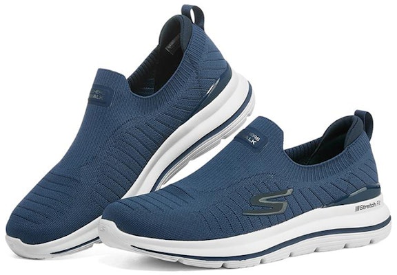 Skechers Go Walk Stretch Fit 'Casual Navy Sederhana' 216133-NVY Lookbook Skechers Go Walk Stretch Fit 'Casual Navy Sederhana' 216133-NVY