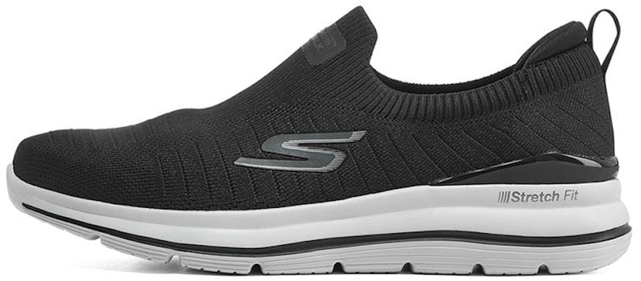 Skechers Go Walk Stretch Fit Black Grey 'Breathable Comfort Low Slip-On Sport Casual' 216133-BKGY Buy Skechers Go Walk Stretch Fit Black Grey 'Breathable Comfort Low Slip-On Sport Casual' 216133-BKGY