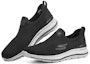 Lookbook Skechers Go Walk Stretch Fit 'Kasut Sukan Kasual Slip-On Mudah' Hitam Kelabu Lelaki 216133-BKGY