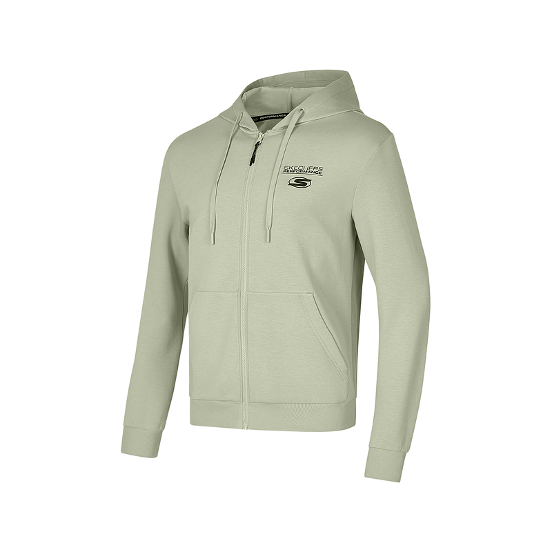 Skechers GOKNIT Soft Comfort Hoodie Jacket in Durable Gray P424M147-027B