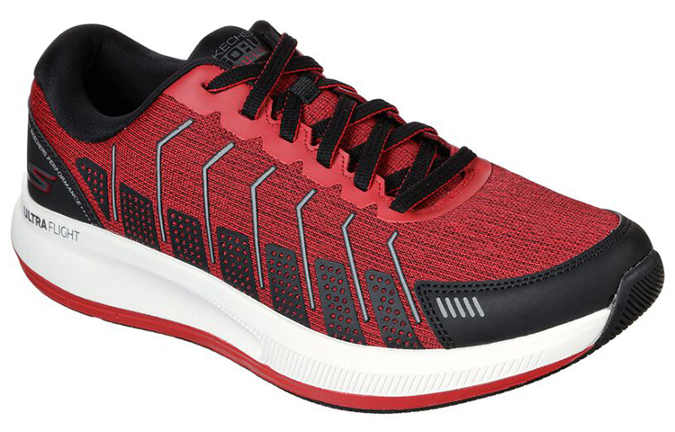 Lookbook Skechers GoRun Pulse 'Red Black' 220097-RDBK