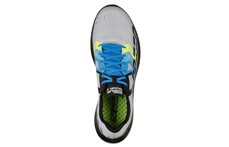 Shop Skechers GOrun Razor 3 Hyper 'Kelabu Hitam' 55220-BKGR