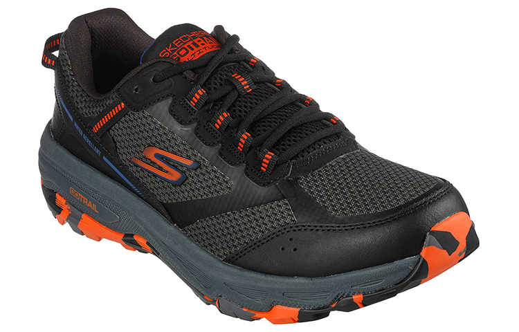 Lookbook Skechers GoRun Trail Altitude 'Hitam Oranye' 220112-BKOR