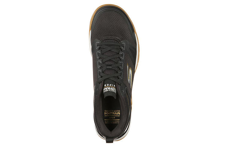 Lookbook Skechers GOtrain Viper 2 'Black Low-Top Casual Running' 220228-BKGD