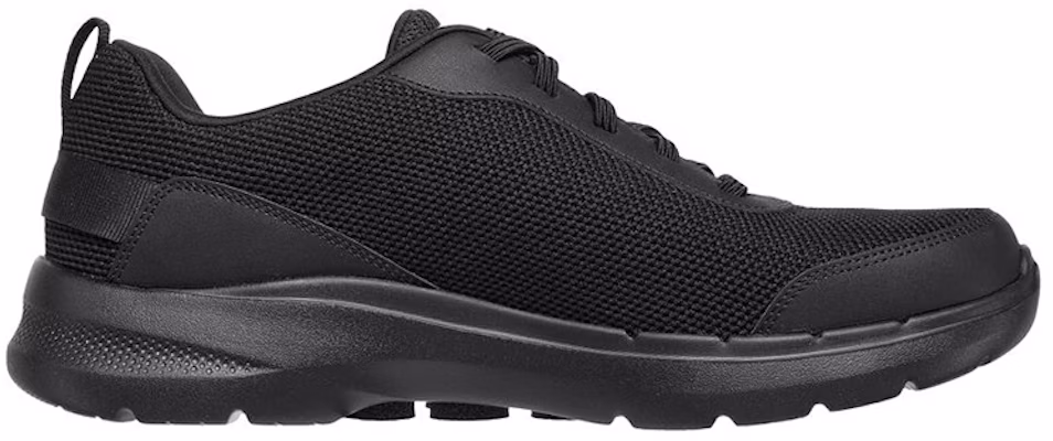 Skechers GO Walk 6 Bold Knight 'Hitam Polos' 216204-BBK Order Skechers GO Walk 6 Bold Knight 'Hitam Polos' 216204-BBK
