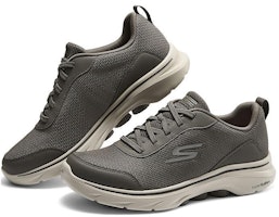 斯凯奇GOWalk 7棕色系带运动鞋 216644-TPE Lookbook 斯凯奇GOWalk 7棕色系带运动鞋 216644-TPE