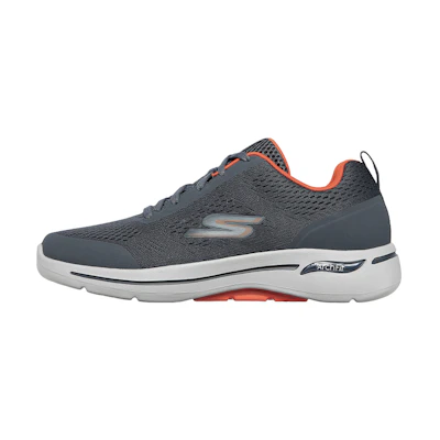 Skechers GOwalk Arch Fit Idyllic 'Grey Orange'