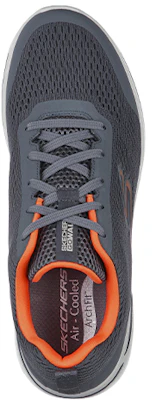 Skechers GOwalk Arch Fit 理想 舒適防滑 低筒休閒跑步鞋 灰橙色 Shop Skechers GOwalk Arch Fit 理想 舒適防滑 低筒休閒跑步鞋 灰橙色