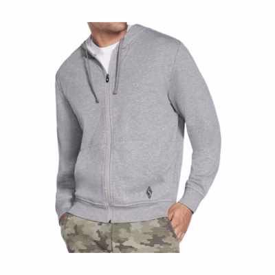 Skechers GOwalk Everywhere Light Gray Hoodie Jacket with Zipper M3JA181-LTGY