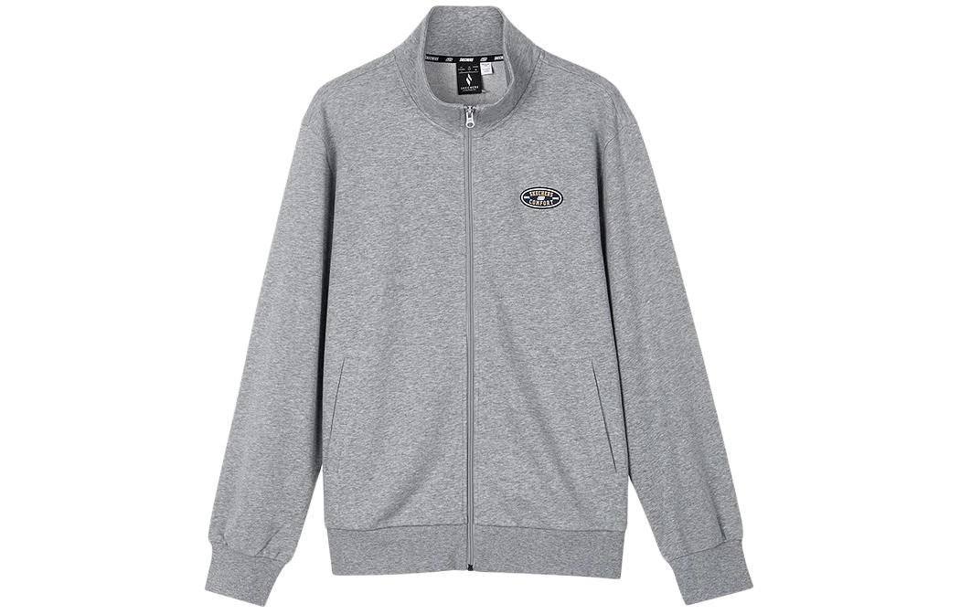 Skechers Gray Breathable Full-Zip Athletic Jacket L124M039-004F