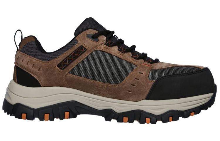 Order Skechers Greetah Comp Toe 'Grey Brown' 77183-BRBK