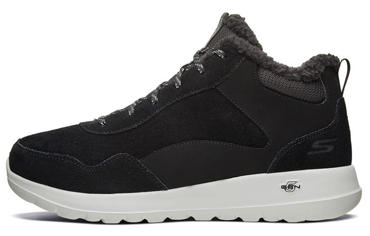 Skechers High-Top Fleece Lined Casual Sneaker 'Black' 661056-BLK