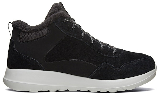 Skechers High-Top Fleece Lined Casual Sneaker 'Black' 661056-BLK Order Skechers High-Top Fleece Lined Casual Sneaker 'Black' 661056-BLK