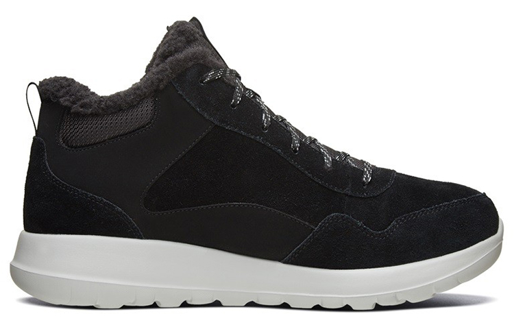 Order Skechers High-Top Fleece Lined Casual Sneaker 'Black' 661056-BLK