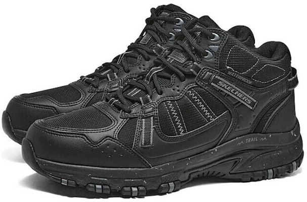 Skechers Hillcrest 舒適運動 輕便耐磨 中幫 戶外功能鞋 男款 黑色 Shop Skechers Hillcrest 舒適運動 輕便耐磨 中幫 戶外功能鞋 男款 黑色